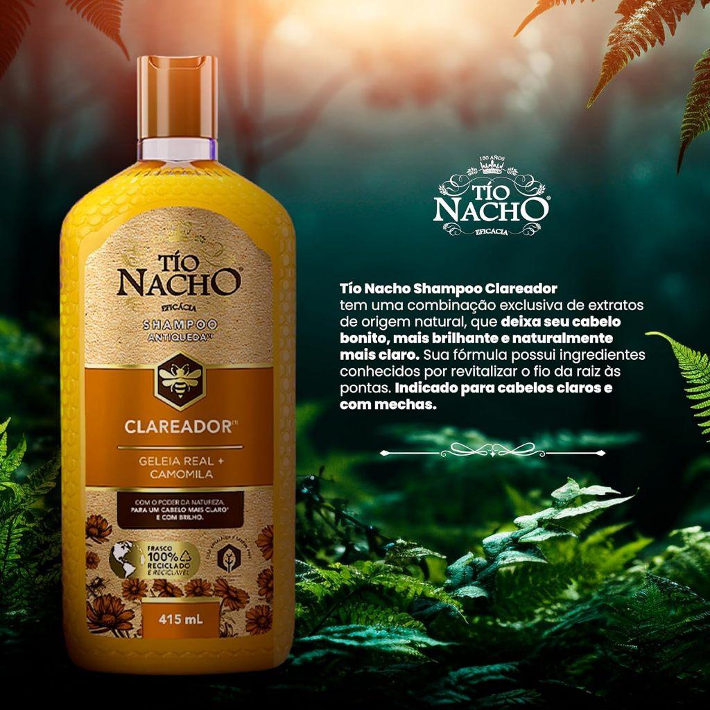 Shampoo Tio Nacho Antiqueda Clareador Com 415ml