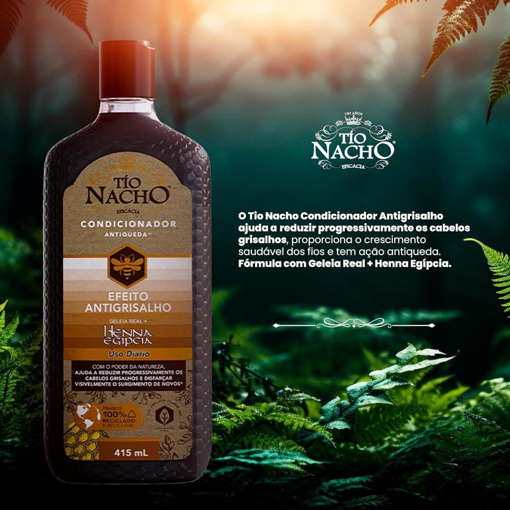 Condicionador Tio Nacho Efeito Antigrisalho Antiqueda Com 415ml