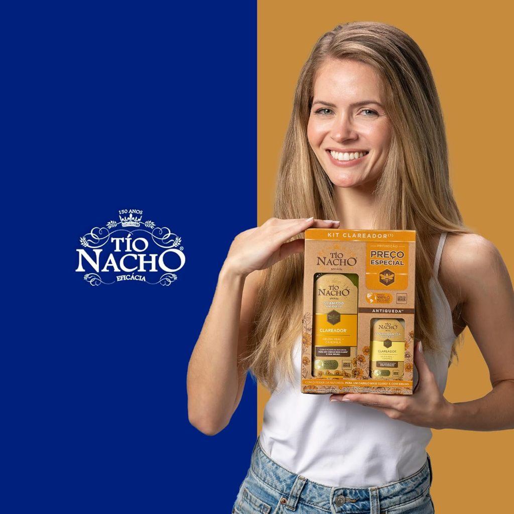 Kit Shampoo 415ml + Condicionador 200ml Tío Nacho Clareador