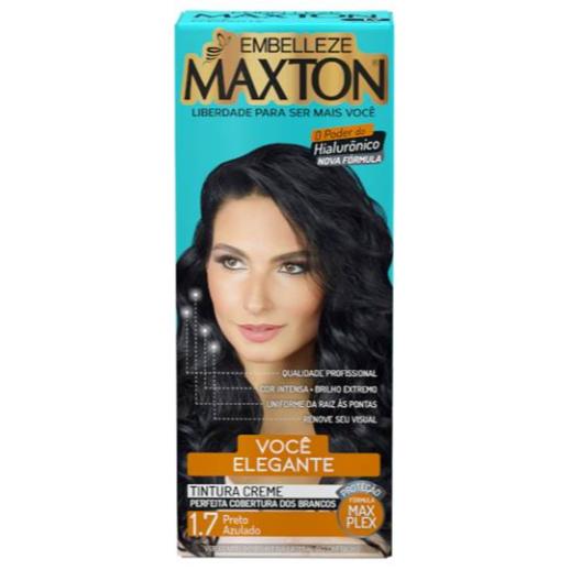 Tintura Maxton Mini N.1.7 Preto Azulado