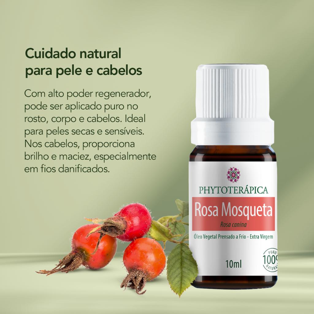 Phytoterápica Óleo Vegetal Rosa Mosqueta 10ml - Cicatrização E Antienvelhecimento Natural