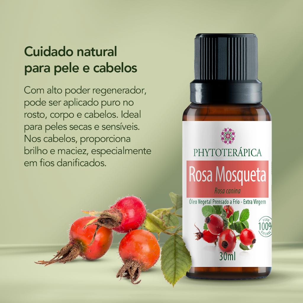 Phytoterápica Óleo Vegetal Rosa Mosqueta 30ml - Regeneração Profunda Da Pele E Antienvelhecimento