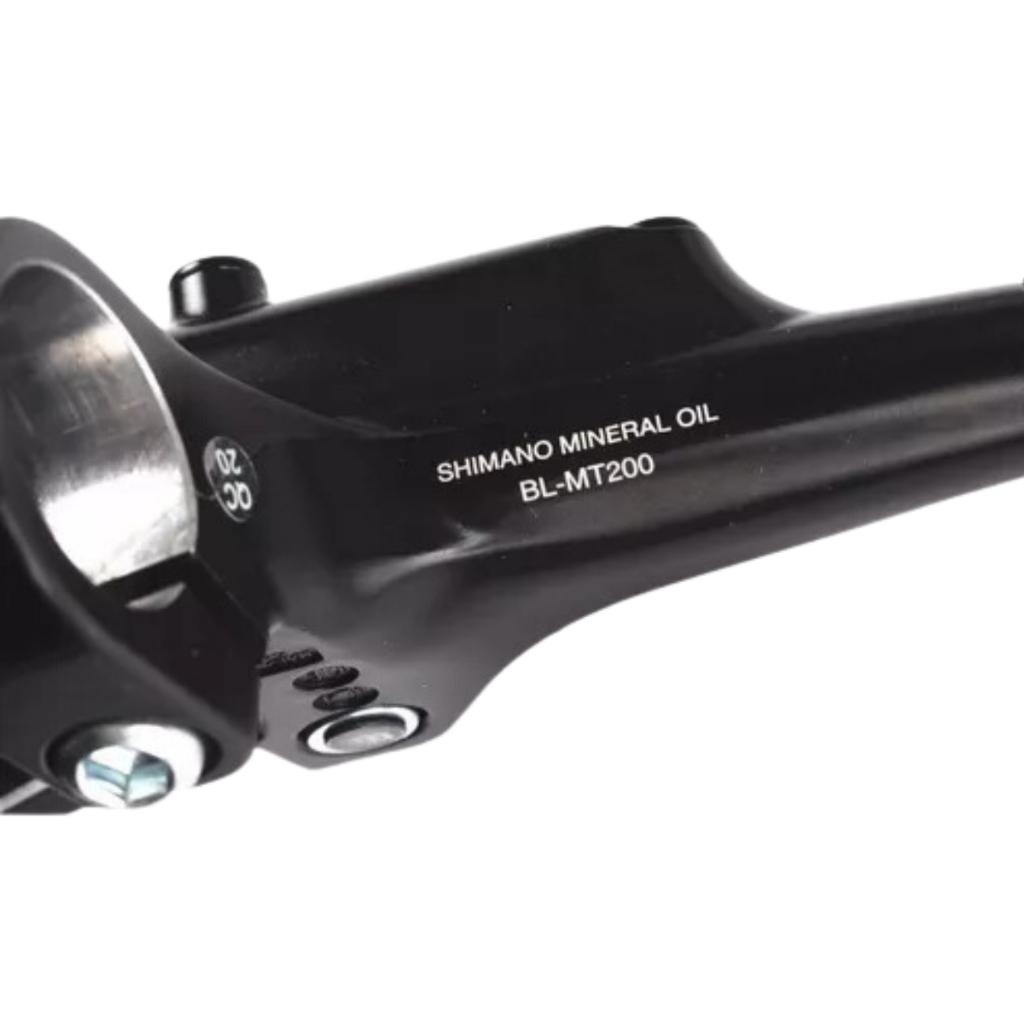 Freio A Disco Hidráulico Traseiro Direito Manete Cabo Pinça C/pastilha Shimano Mt200