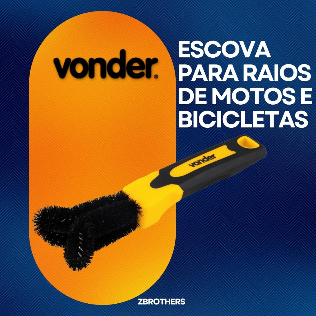 Escova Para Raios Aros De Moto E Bicicleta Vonder Limpeza Eficiente Premium Oferta Resistente