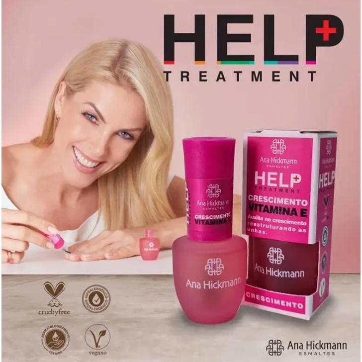 Esmalte Ana Hickmann Help Treatment Crescimento Vitamina E 9 Ml