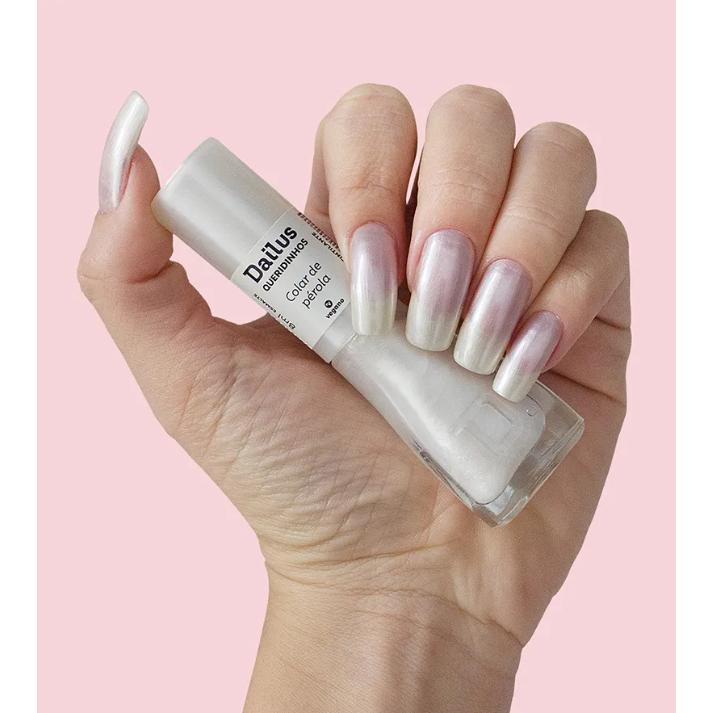 Esmalte Dailus Queridinhos Cintilante Colar De Pérola 8ml