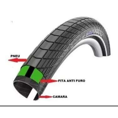 Par Fita Anti Furo Pneu Safetire Bike Aro 26 27.5 29 35mm - Menor Preço Do Brasil