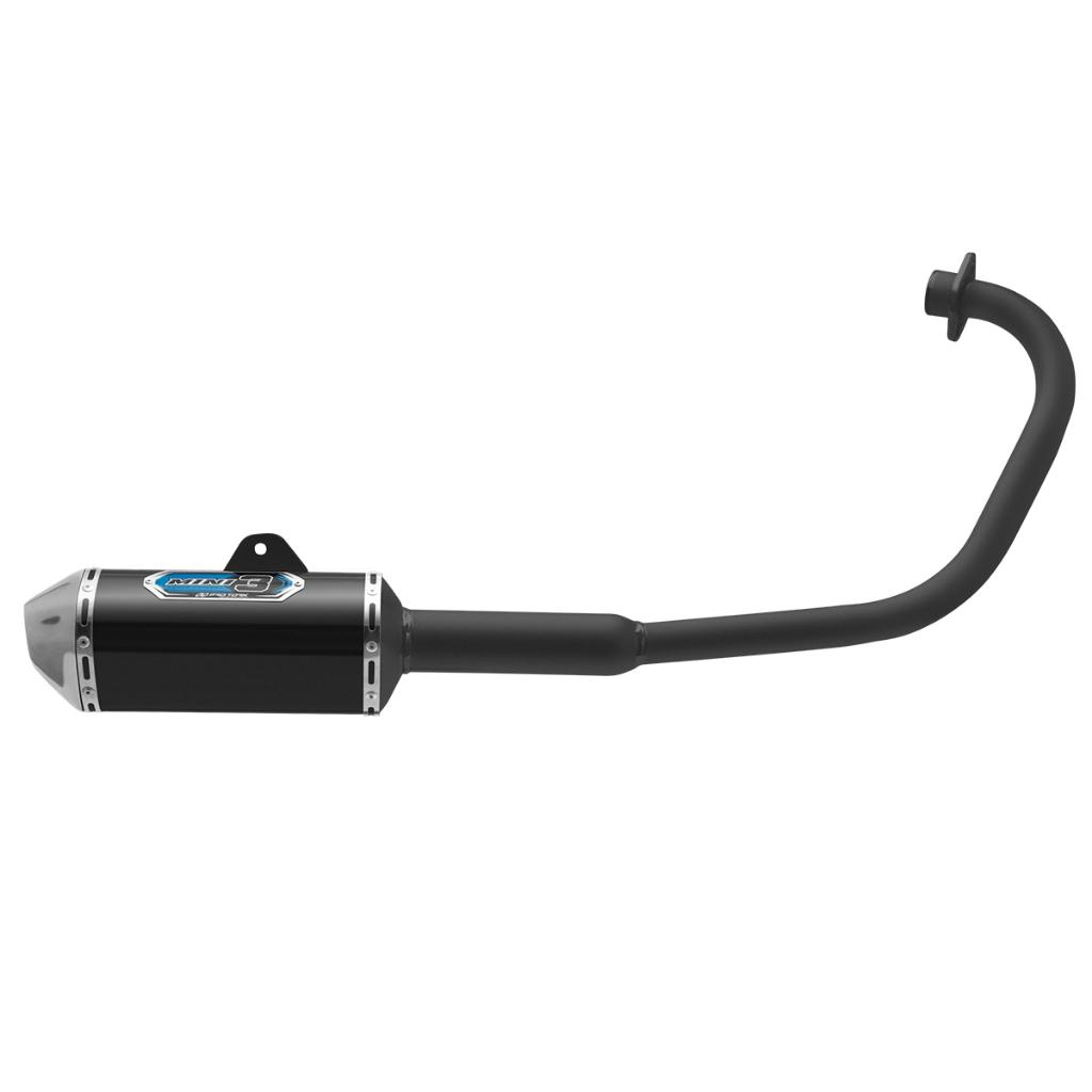 Escapamento Escape Moto PRO Tork Mini 3 Titan Esd 150 2004 2005 2006 2007 2008 Curva Preta