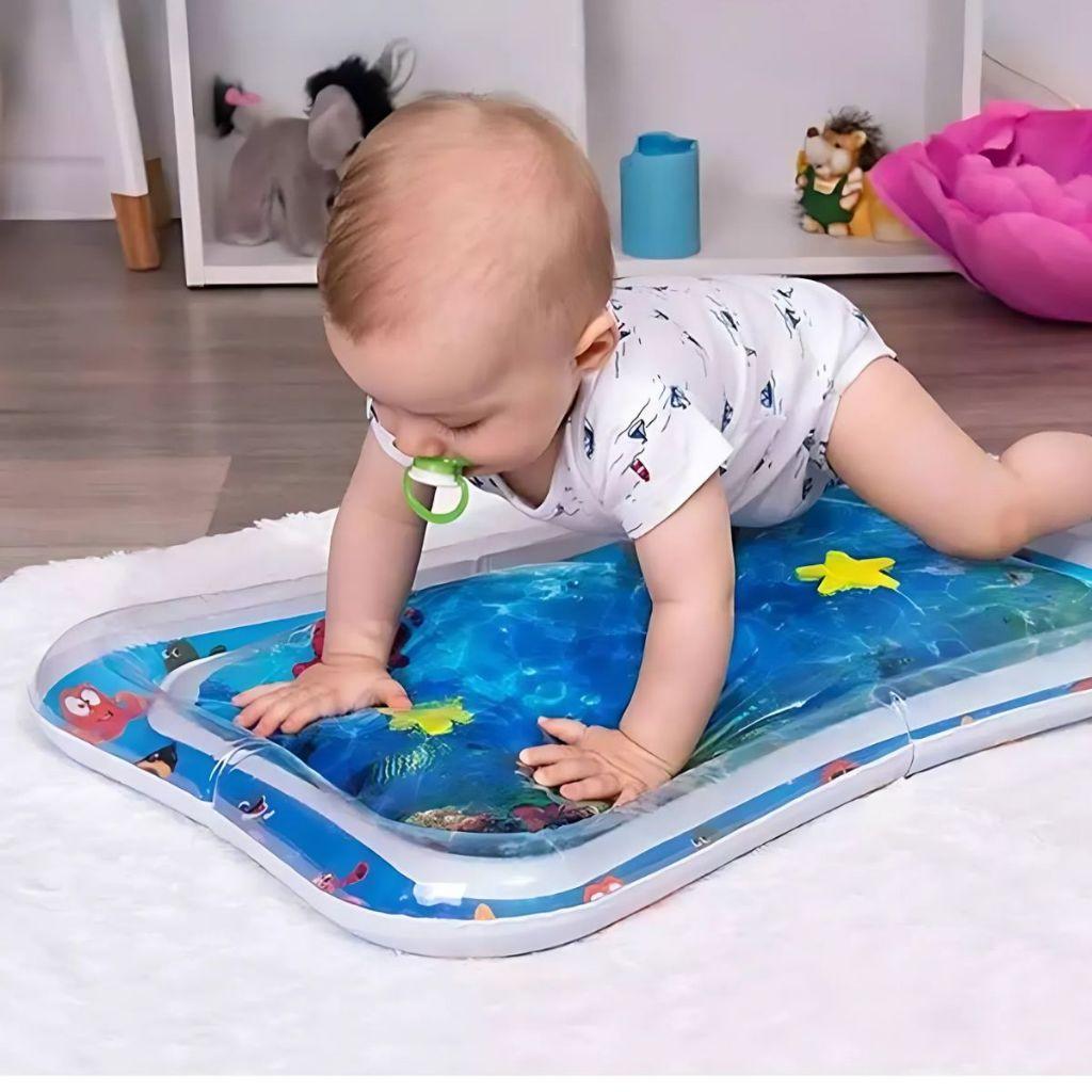 Brinquedo Tapete Bebê Inflável Infantil Água Atividades Sensorial Almofada Menino Menina