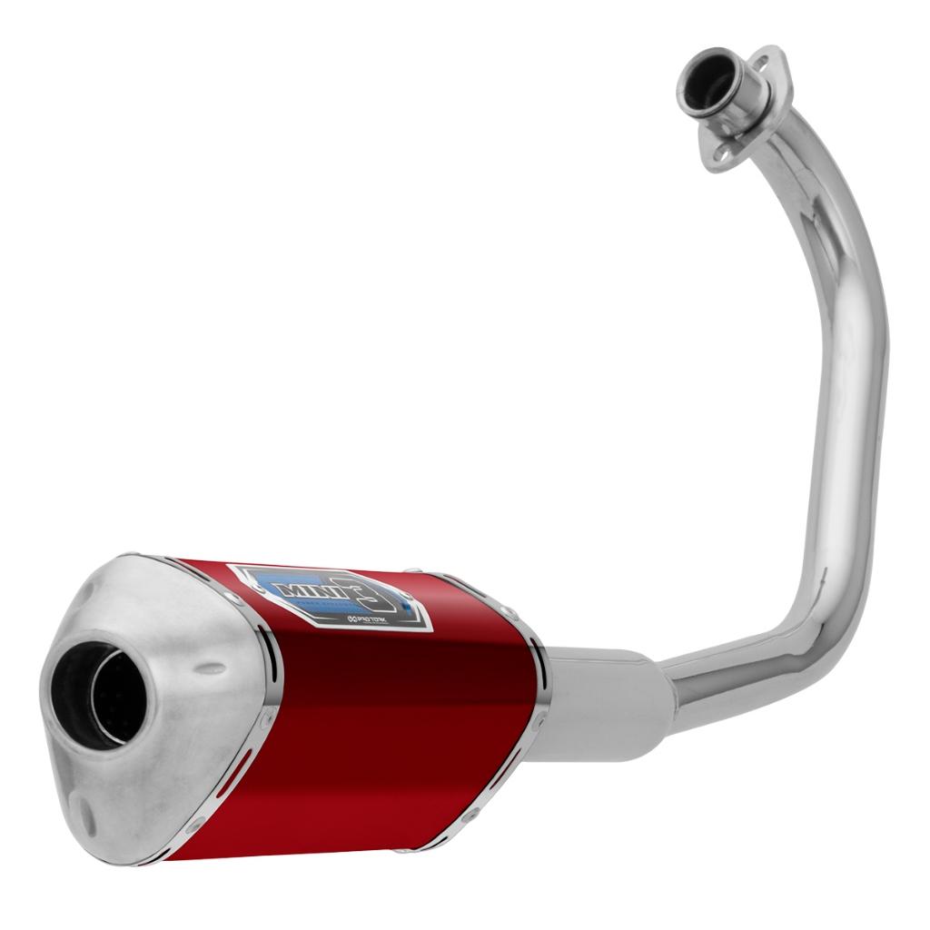 Escapamento Escape Moto PRO Tork Mini 3 Compatível Titan Ks 125 Fan 2000 Até