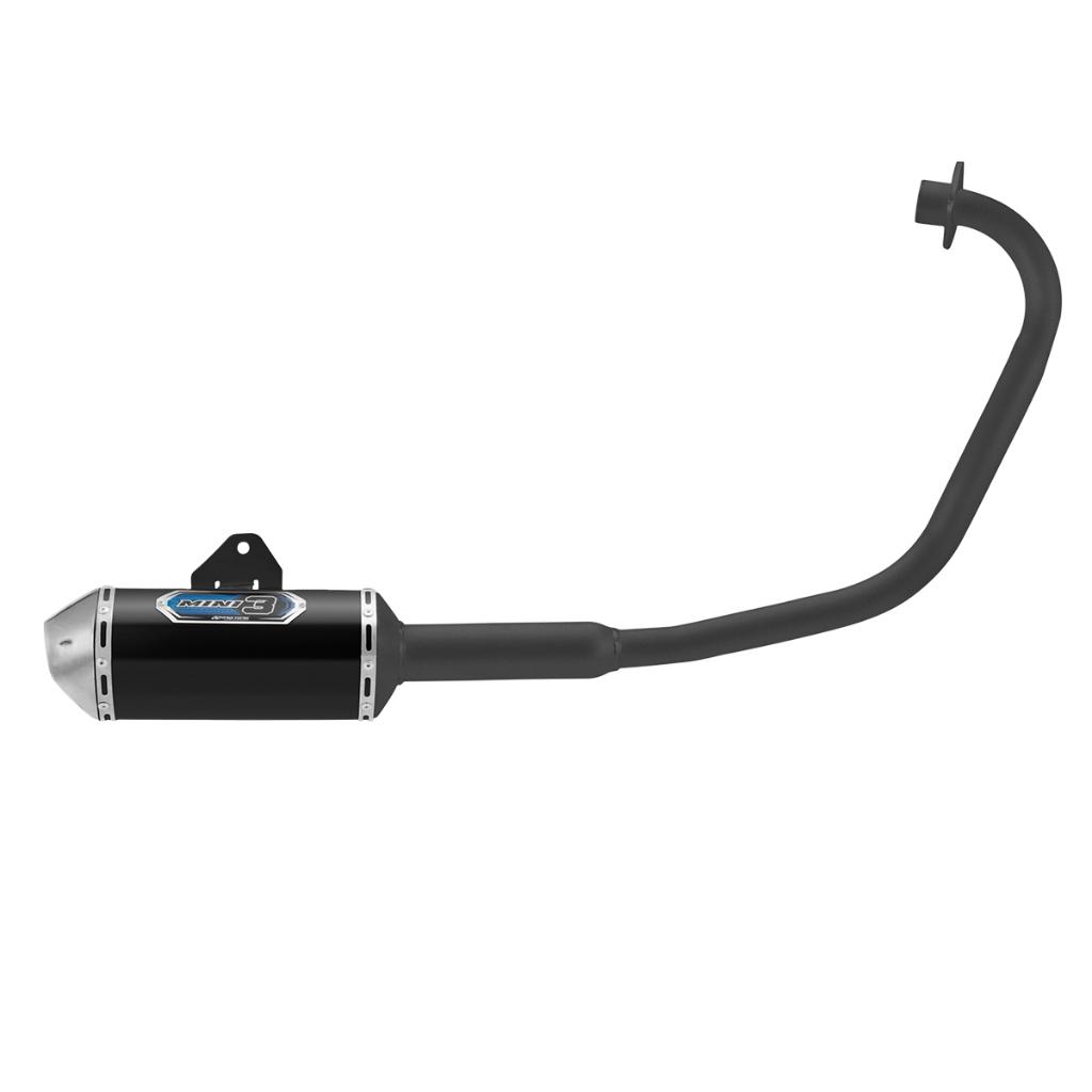 Escapamento Escape Moto PRO Tork Mini 3 Strada/aero 1988 A 2002 Curva Preta Peças Acessórios