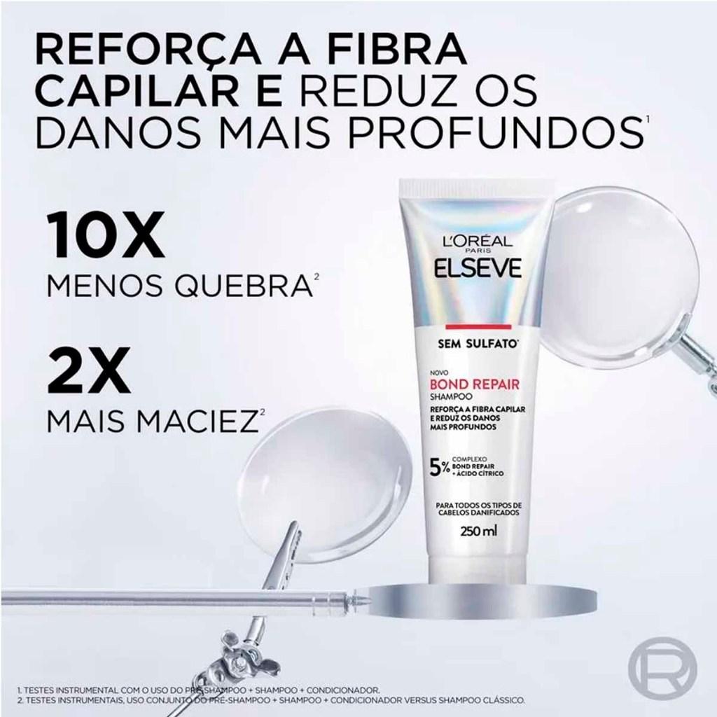 Shampoo Elseve Bond Repair Cabelos Danificados 250ml