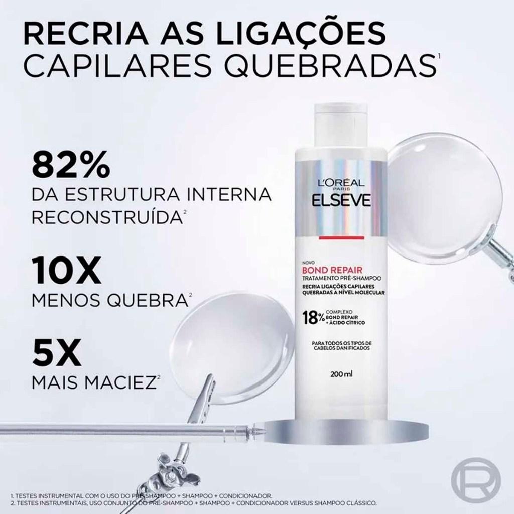 Pré - Shampoo Elseve Bond Repair Cabelos Danificados 200ml