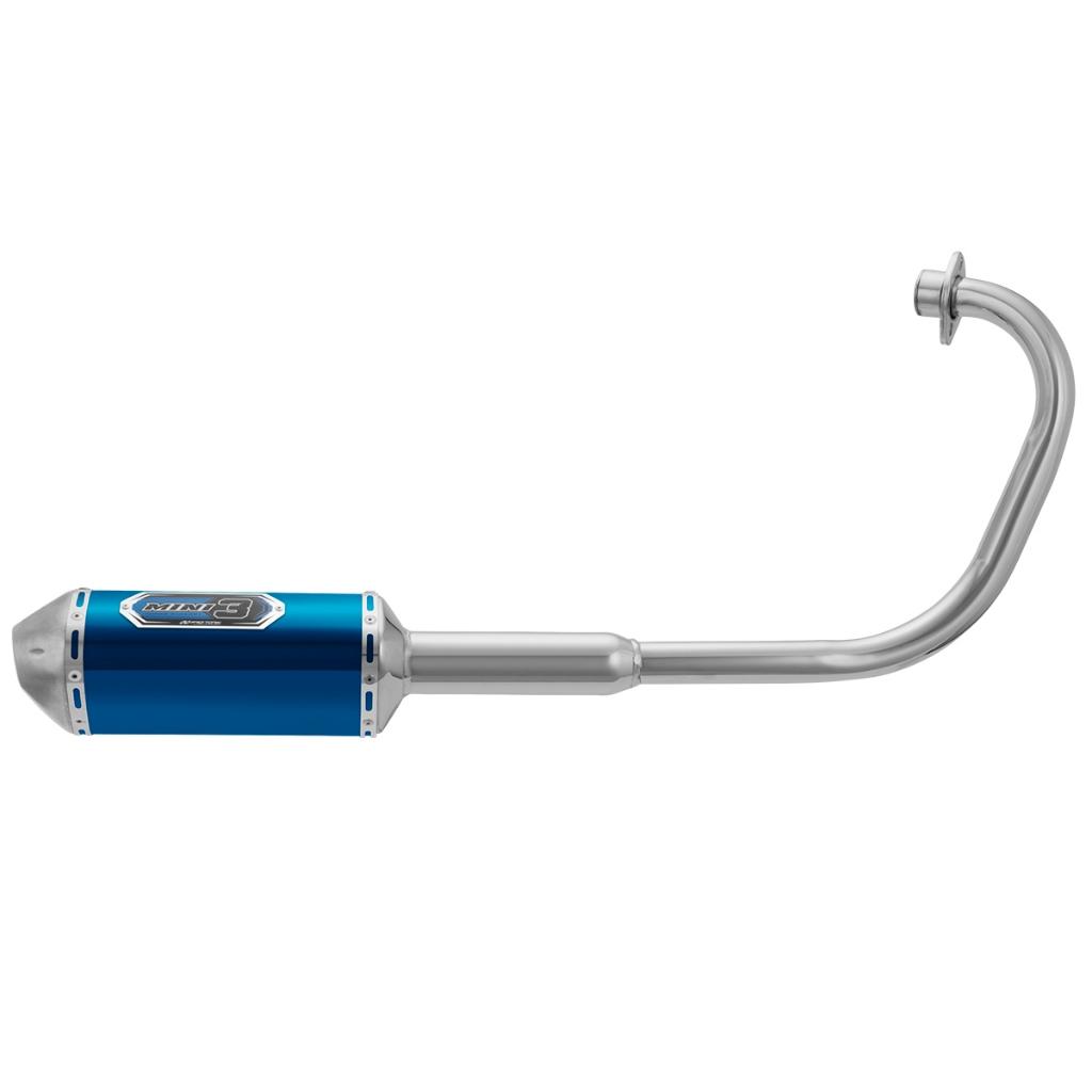 Escapamento Escape Moto PRO Tork Mini 3 Titan Ks Es 150 2009 A 2013 Fan 150 Mix 2010 - 2013 Curva