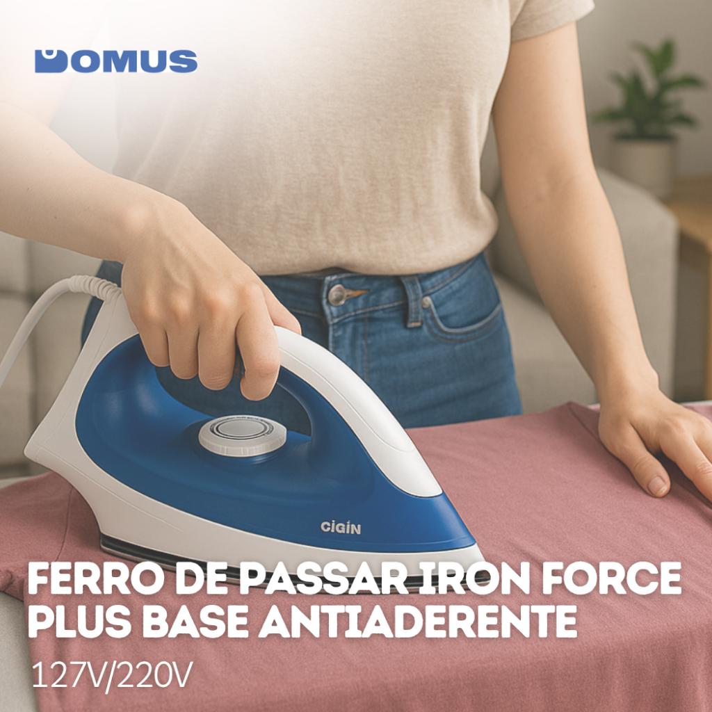 Ferro De Passar A Seco Elgin Iron Force PLUS Base Antiaderente
