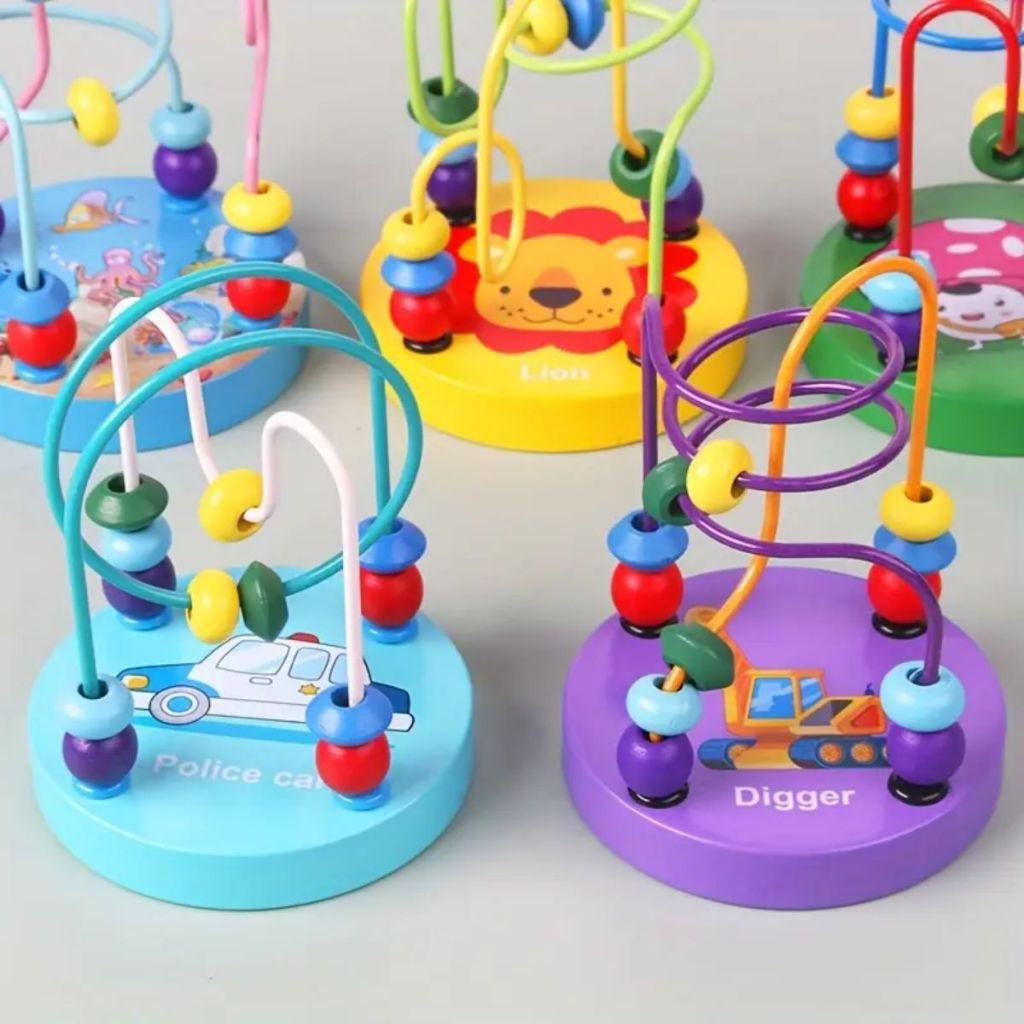 Aramado Divertido Mdf Brinquedo Montessori Educativo Brinquedo De Madeira Cores Claras Joy