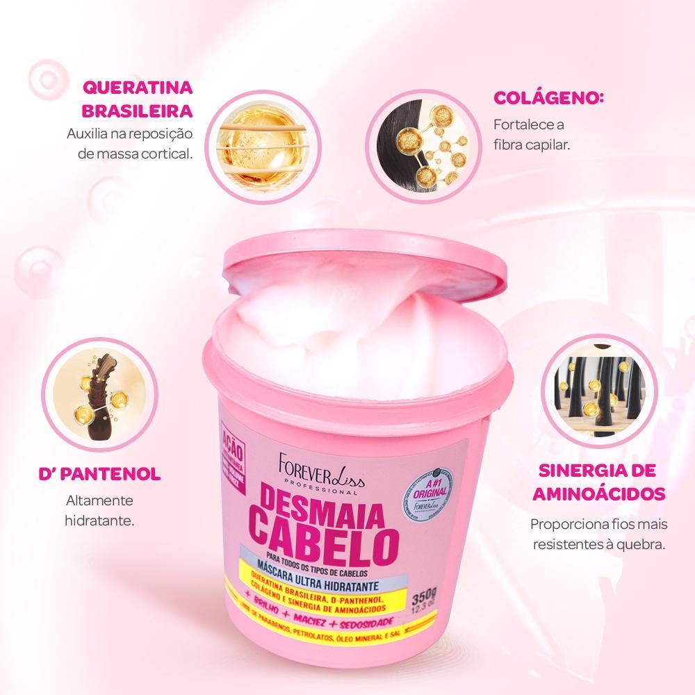 Máscara ULTRA Hidratante Desmaia Cabelo 350G Forever Liss