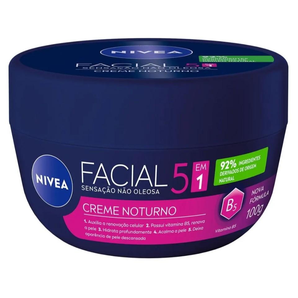 Kit Nivea Creme Facial Antissinais 100g + Creme Facial Noturno 100g