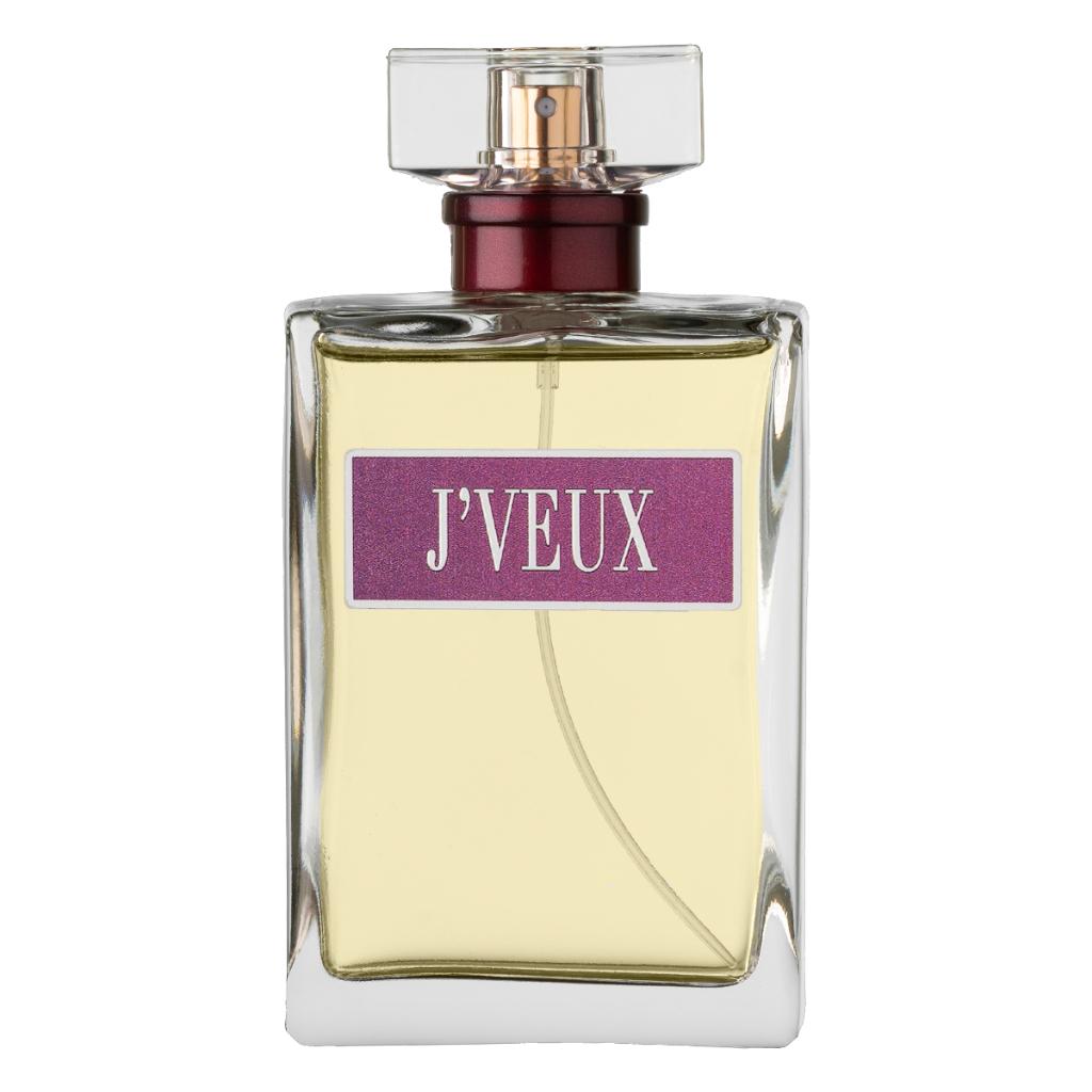Kit Perfume 100ml + Body Splash J Veux 200ml By Primacial - Fragrância Floral Com Notas De Pera E Frésia