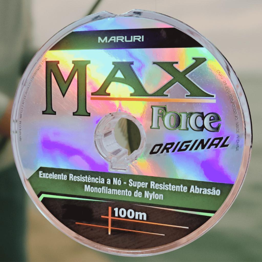 Linha De Pesca Maruri MAX Force Monofilamento 100m - Várias Medidas