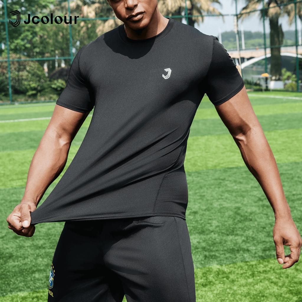 Jcolour Camiseta Dry Fit Masculina Sport Performance Academia Treino Fitness Esporte Seca Rápido Pao