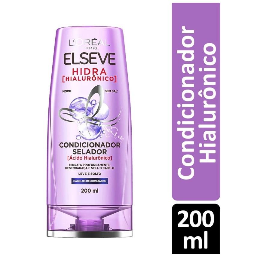 Kit Hidra Hialurônico Elseve L Oréal Paris - Shampoo 200ml + Condicionador 200ml + Creme De Tratamento 300g