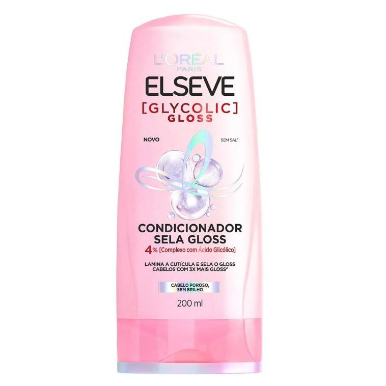 Kit Glycolic Gloss Elseve L Oréal Paris - Shampoo 200ml + Condicionador 200ml