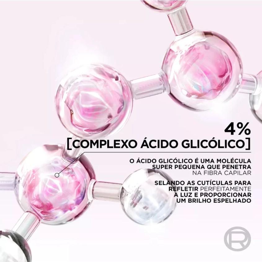 Kit Glycolic Gloss Elseve L Oréal Paris - Shampoo 200ml + Condicionador 200ml + Creme De Tratamento 300g