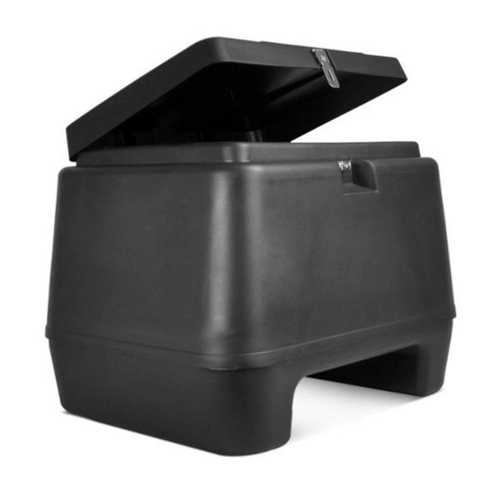 Baú Bauleto Moto Traseiro 80 L Plástico Injetado Preto Bp-06pt PRO Tork Mototaby Motouber Motofrete