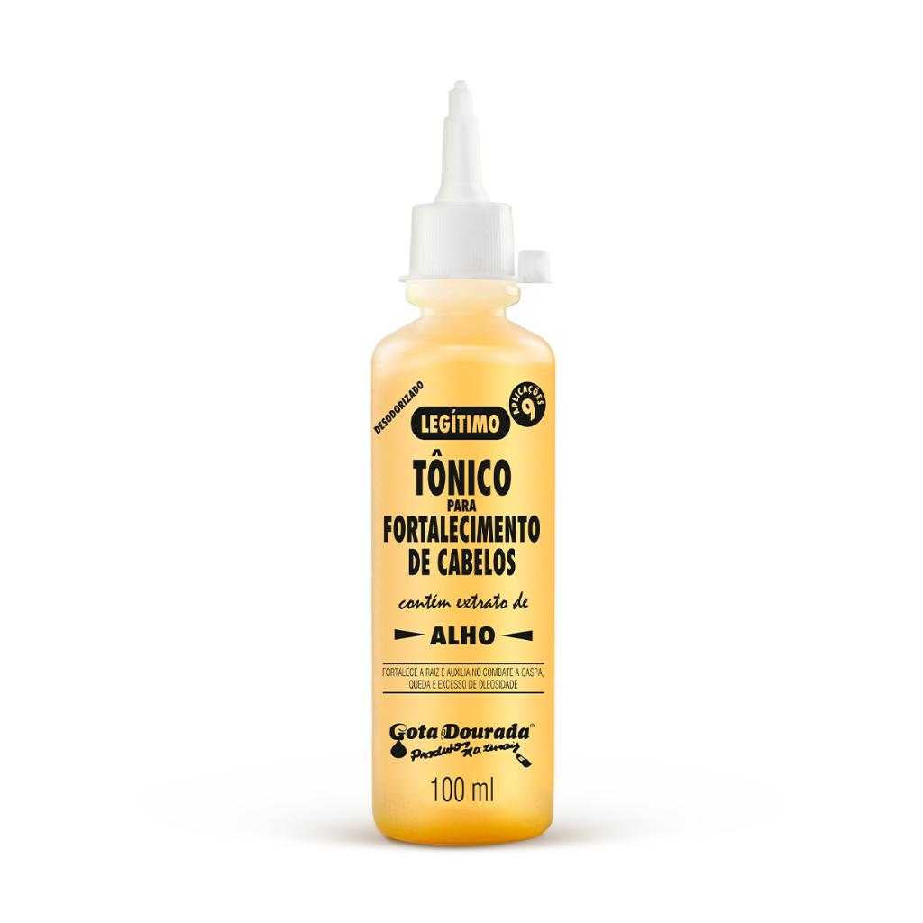Dupla Imbatível Gota Dourada Tônico De Alho Tradicional 100 Ml + Tônico Milagroso 200 Ml