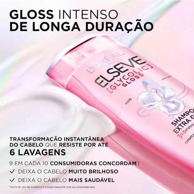 Shampoo Glycolic Extra Gloss Elseve L Oréal Paris 200ml