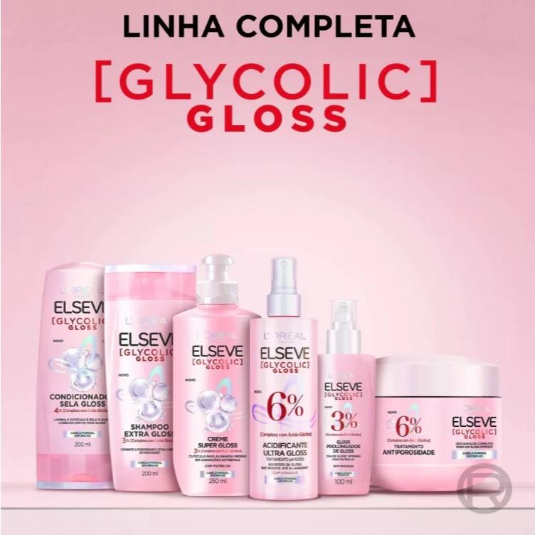 Creme De Tratamento L Oréal Paris Elseve Glycolic Gloss 300g