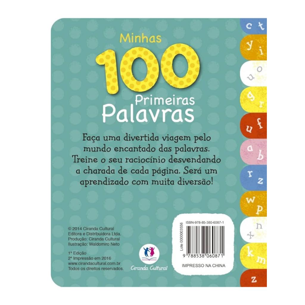 Minhas 100 Primeiras Palavras Capa Dura