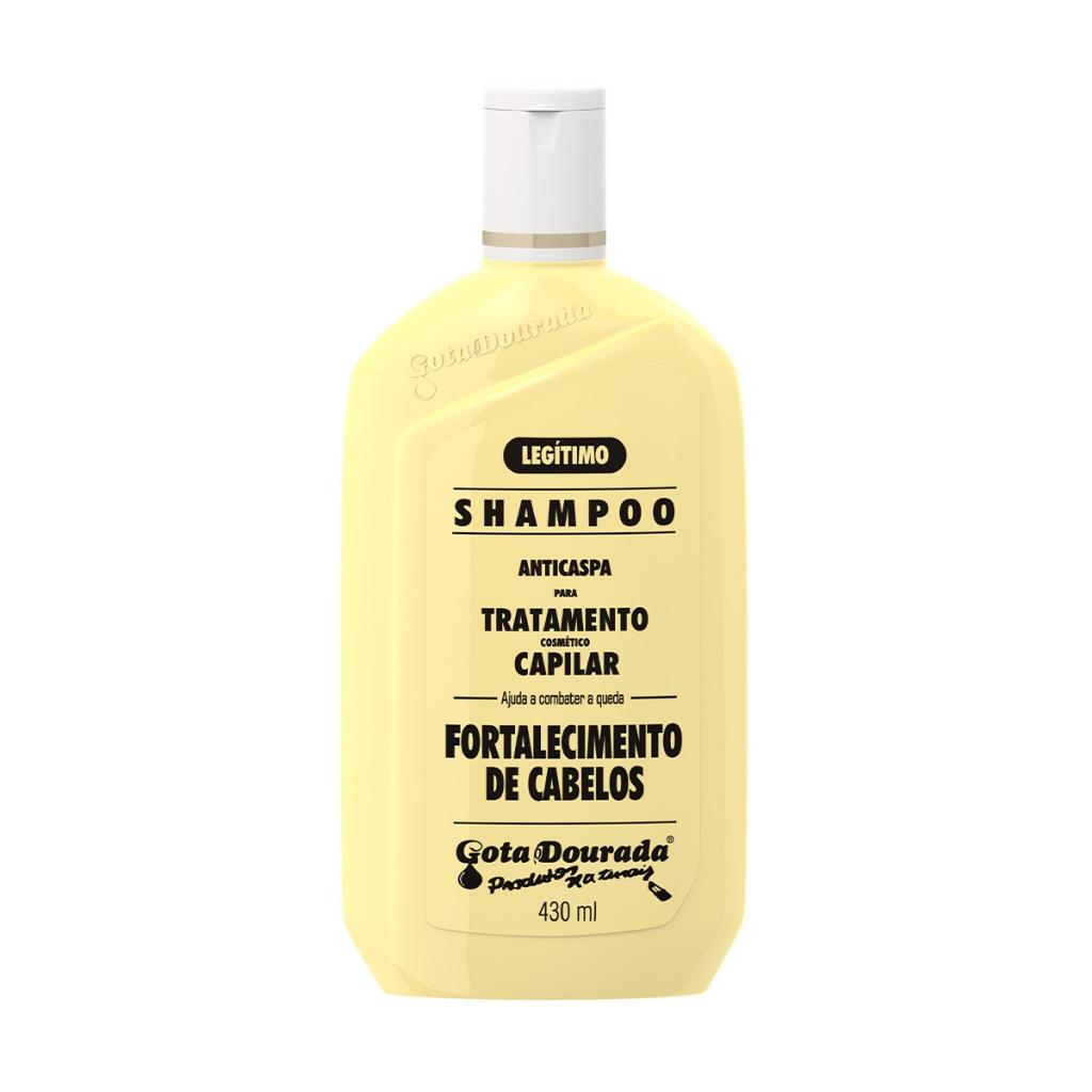 Shampoo E Condicionador Fortalecimento Gota Dourada - Embalagem Econômica De 430ml Cada