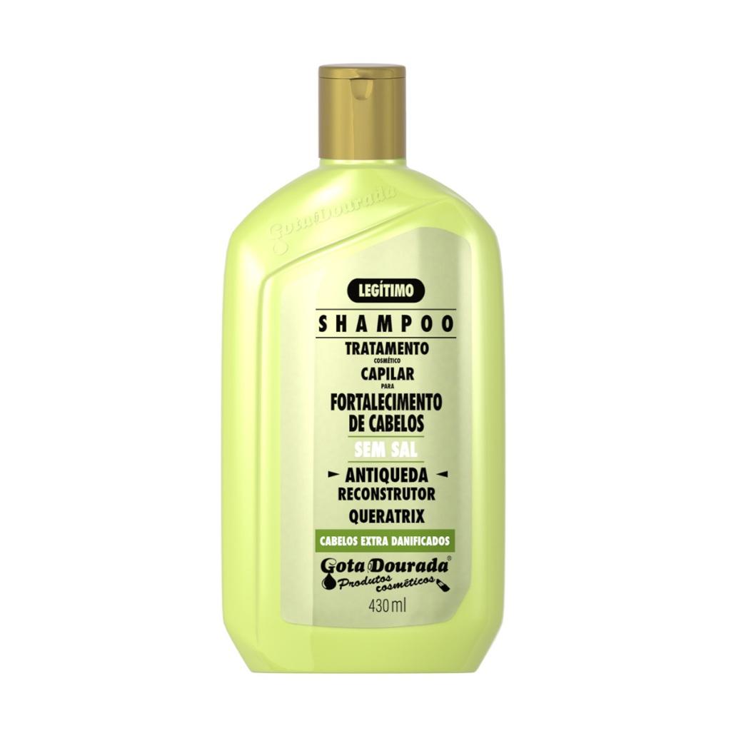Shampoo E Condicionador Antiqueda Gota Dourada - Embalagem Econômica De 430ml Cada
