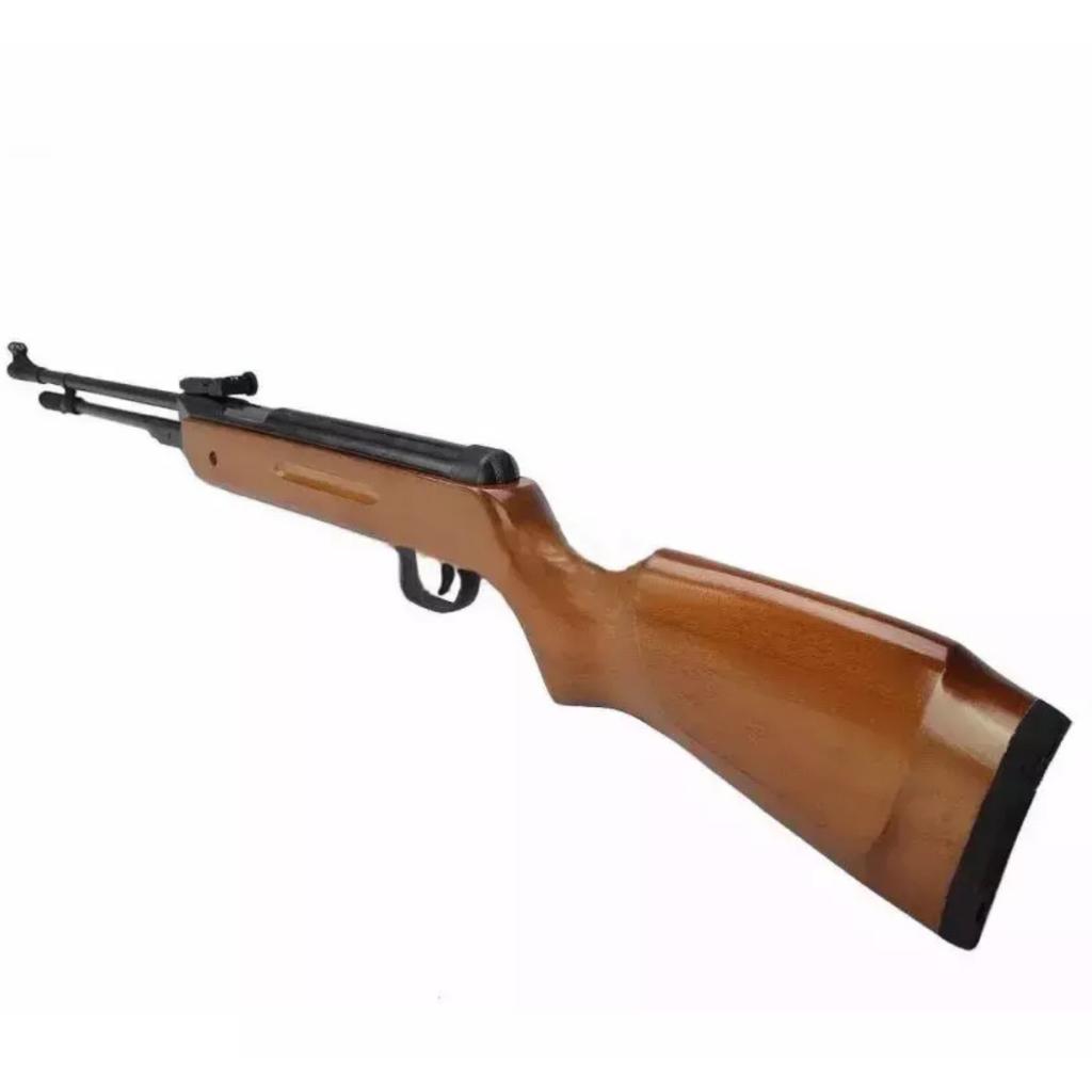 Carabina De Pressão Madeira Fixxar West 5.5mm Chumbinho Luneta Capa