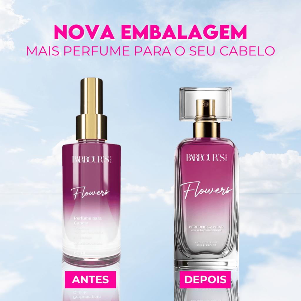 Perfume Capilar Flowers Barbour S Beauty 50ml Finalizador Termoativo
