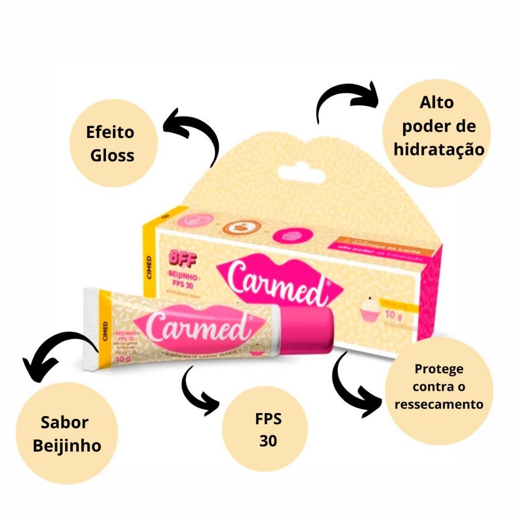 Hidratante Labial Carmed Bff Beijinho Fps30 10g
