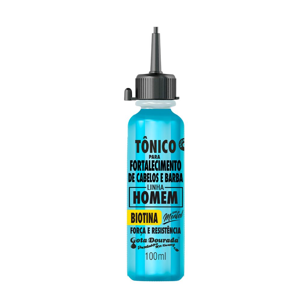 Tônico Homem + Shampoo 2 Em 1 Gota Dourada