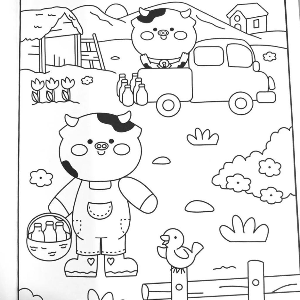 Livro De Colorir - Farm Friends - Capa Flexivel