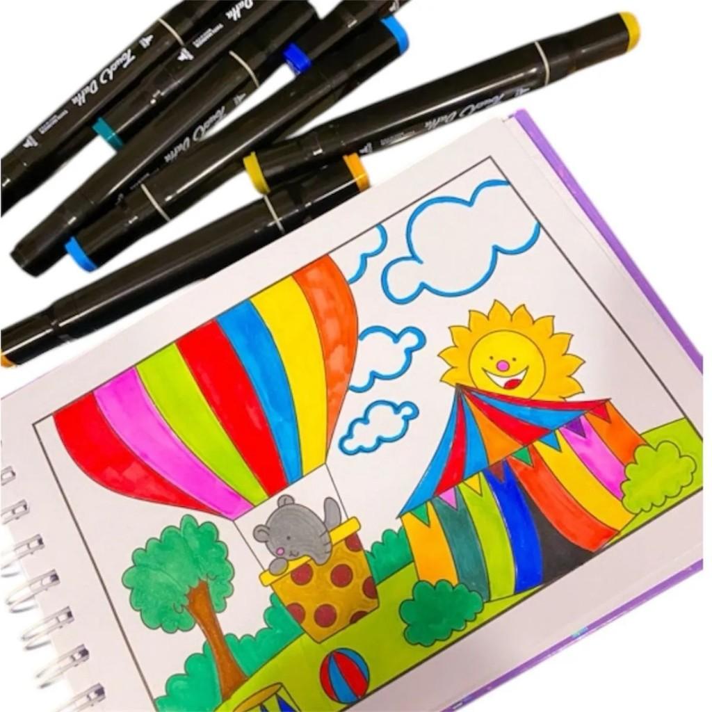 Livro De Colorir Comfy And Fluffy Roxa Capa Dura