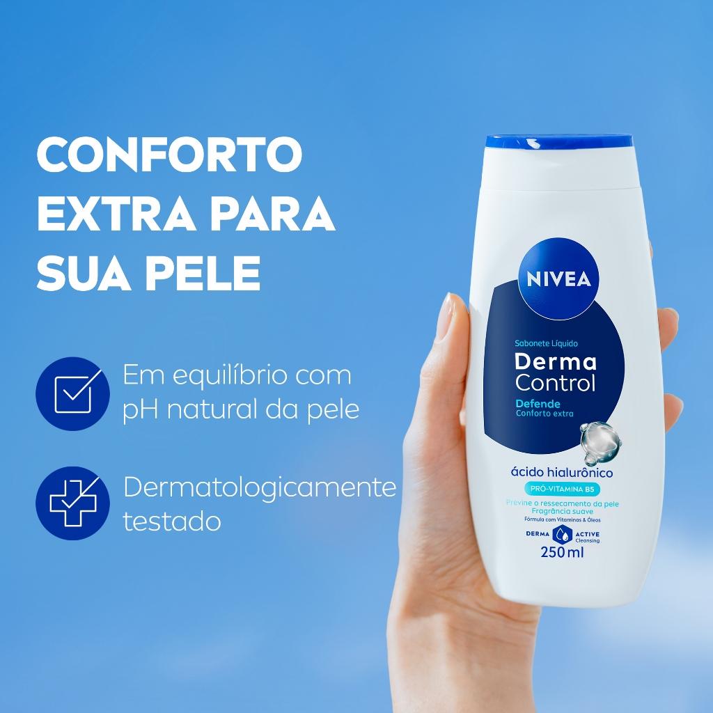 Nivea Sabonete Líquido Derma Control Defende 250ml