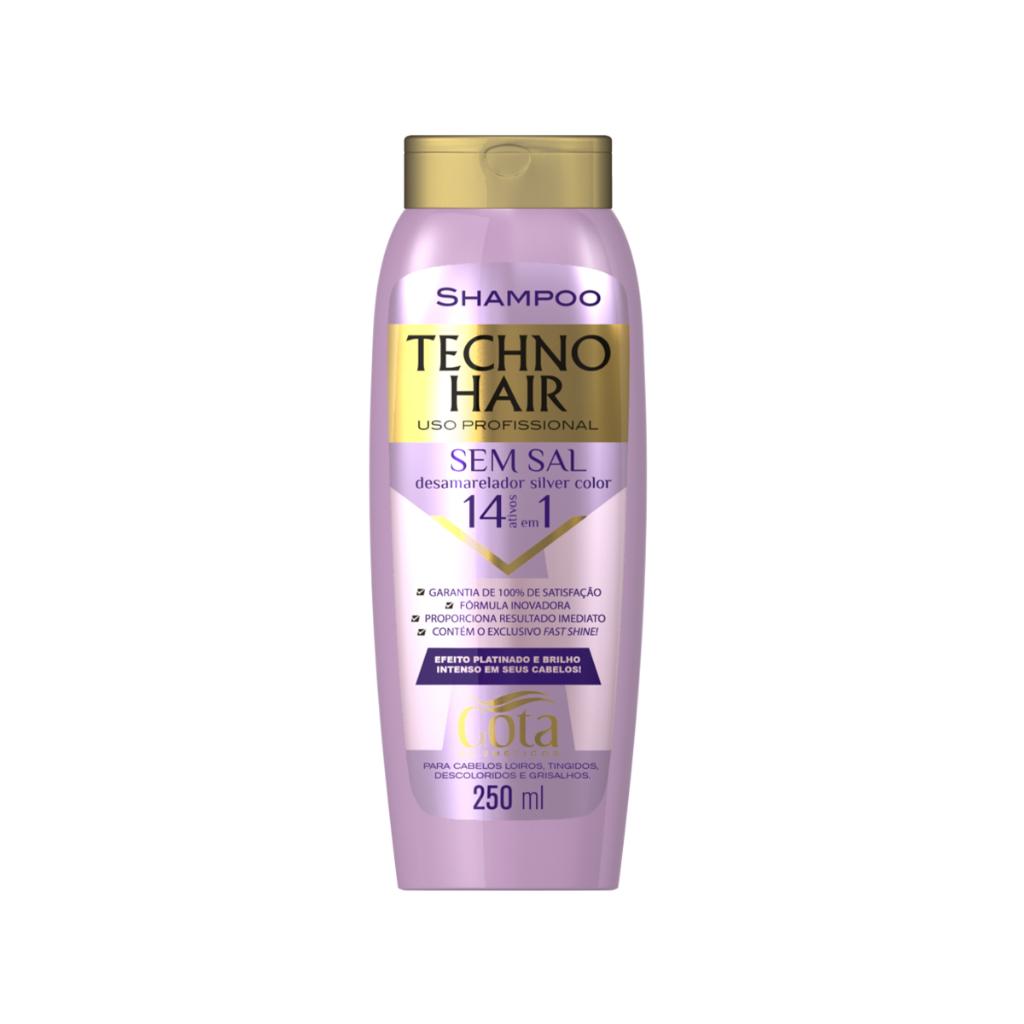 Shampoo Techno Hair Desamarelador + Condicionador 250 Ml Gota Dourada