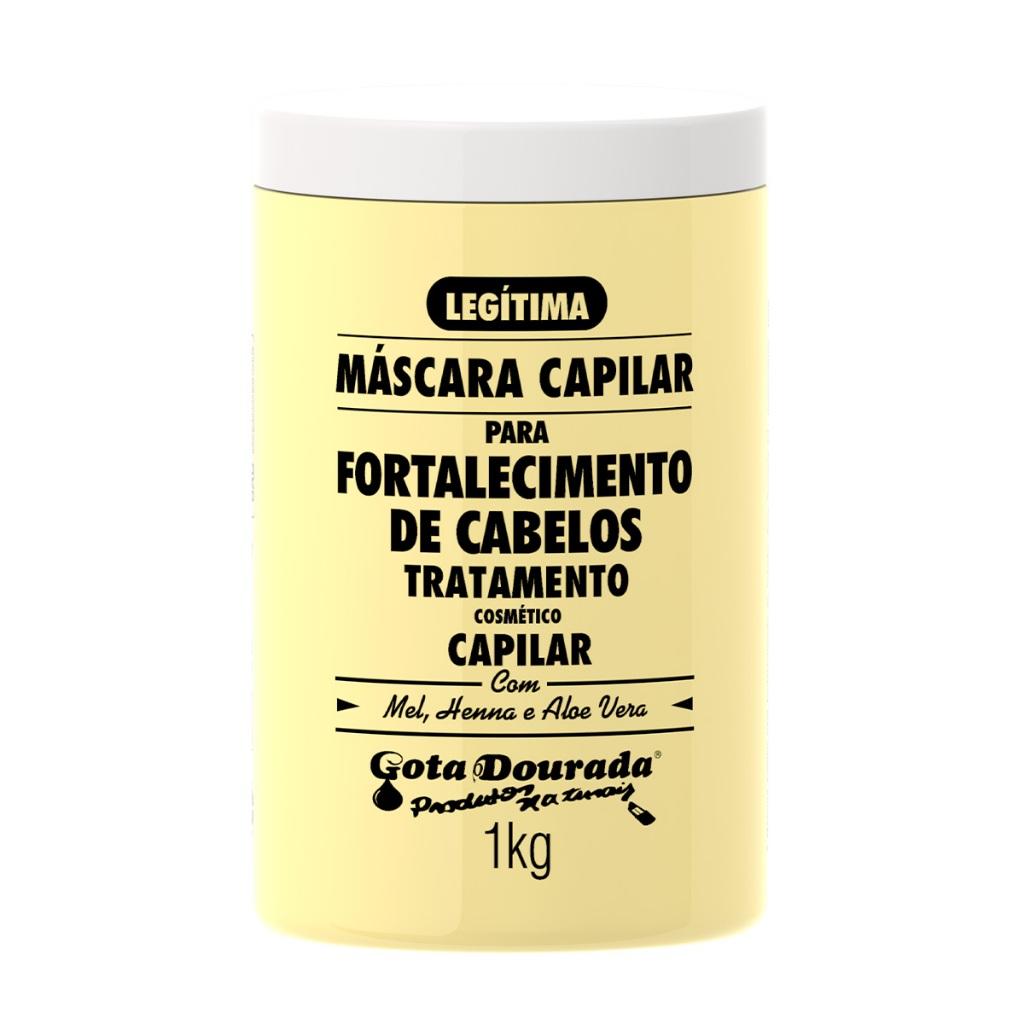 Máscara Fortalecimento Tradicional Gota Dourada 1kg