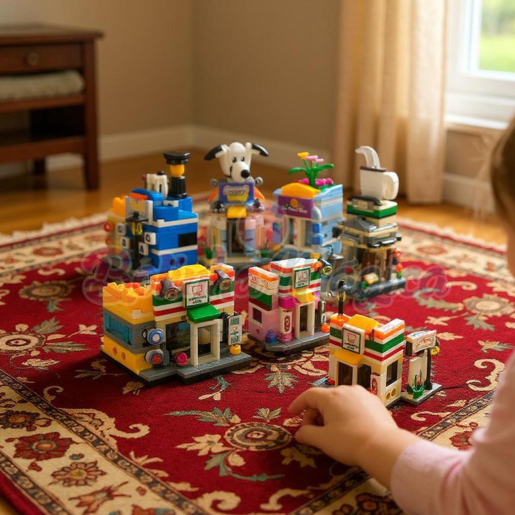 Bloco De Montar Brinquedo Educativo Educação Infantil Estimula A Criatividade Pet Shop Restaurante