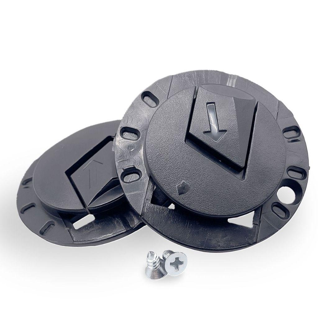 Viseira Cristal Capacete Formula 1 + Botoes Laterais