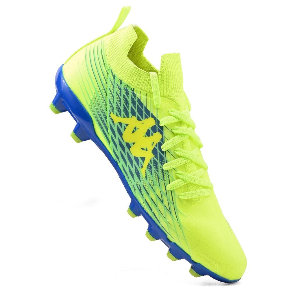 Chuteira Kappa Maestro Masculina Original Campo Amarelo Verde 37 Ao 44 Leve Macia