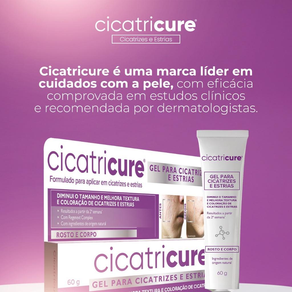 Gel Cicatricure Cicatrizes E Estrias 60g - Rosto E Corpo