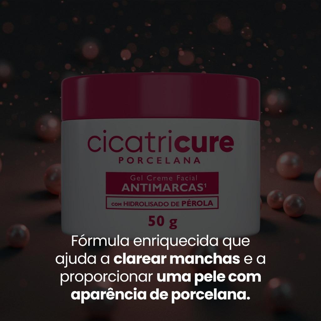 Cicatricure Gel Creme Facial Porcelana50g - Hidrolisado De Pérola