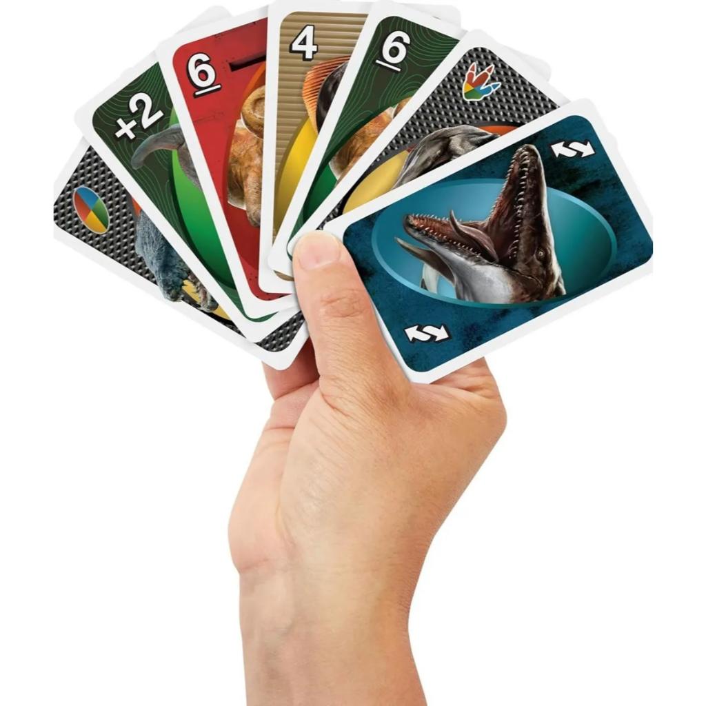 Uno Jurassic World Rebirth Jogo De Cartas - Mattel Jft28
